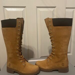 Timberland Women's Brown Lace-Up Boots